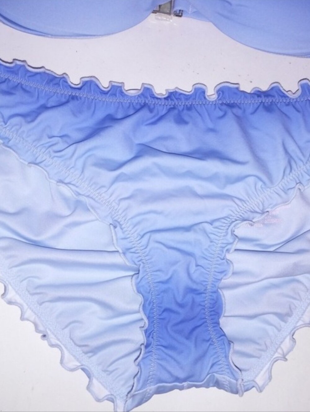 Victorias Secret Blue Ombre Bikini Bottom Small - Picture 3 of 4